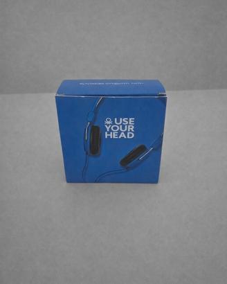Cuffie Benetton “USE YOUR HEAD” – colore blu