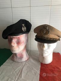 LOTTO CAPPELLO E BASCO FUORI ORDINANZA VINTAGE