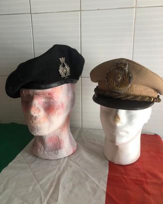 LOTTO CAPPELLO E BASCO FUORI ORDINANZA VINTAGE