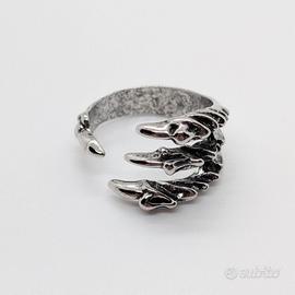 Anello Artiglio di Drago Demone Misura Regolabile