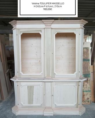VETRINA CRISTALLIERA CREDENZA