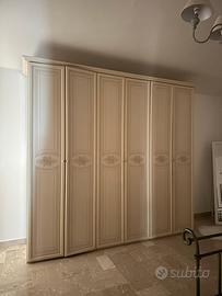 Armadio 6 ante shabby chic