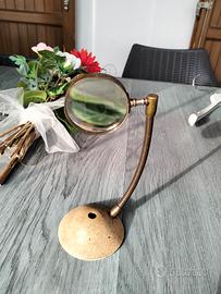 lente di ingrandimento da tavolo vintage 