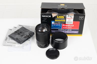 nikon nikkor 85mm 1,8 z
