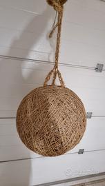 Lampadario in corda tipo Random Light di Moooi