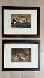 Litografie soggetto Gatti
