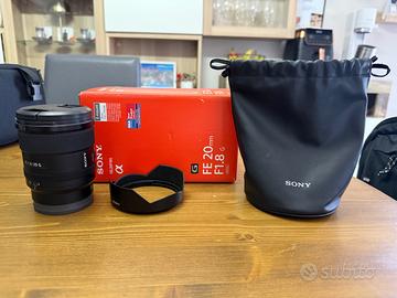 Obiettivo sony FE 20mm F1.8 G