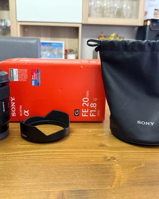 Obiettivo sony FE 20mm F1.8 G