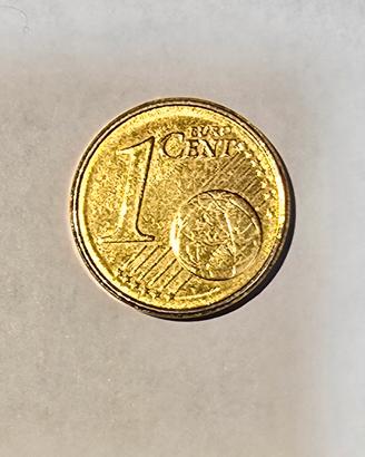 1 cent colpr Oro Germania 2002
