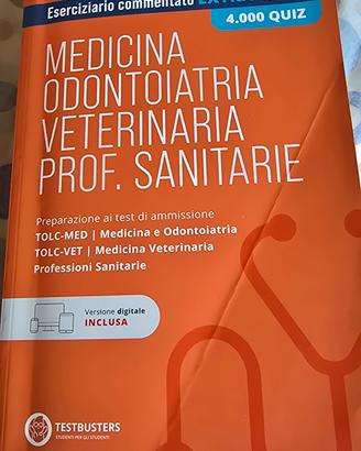 libro di preparazione a professioni sanitarie 