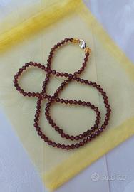Collana Granato Naturale