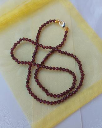 Collana Granato Naturale