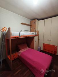 cameretta con letto a castello 