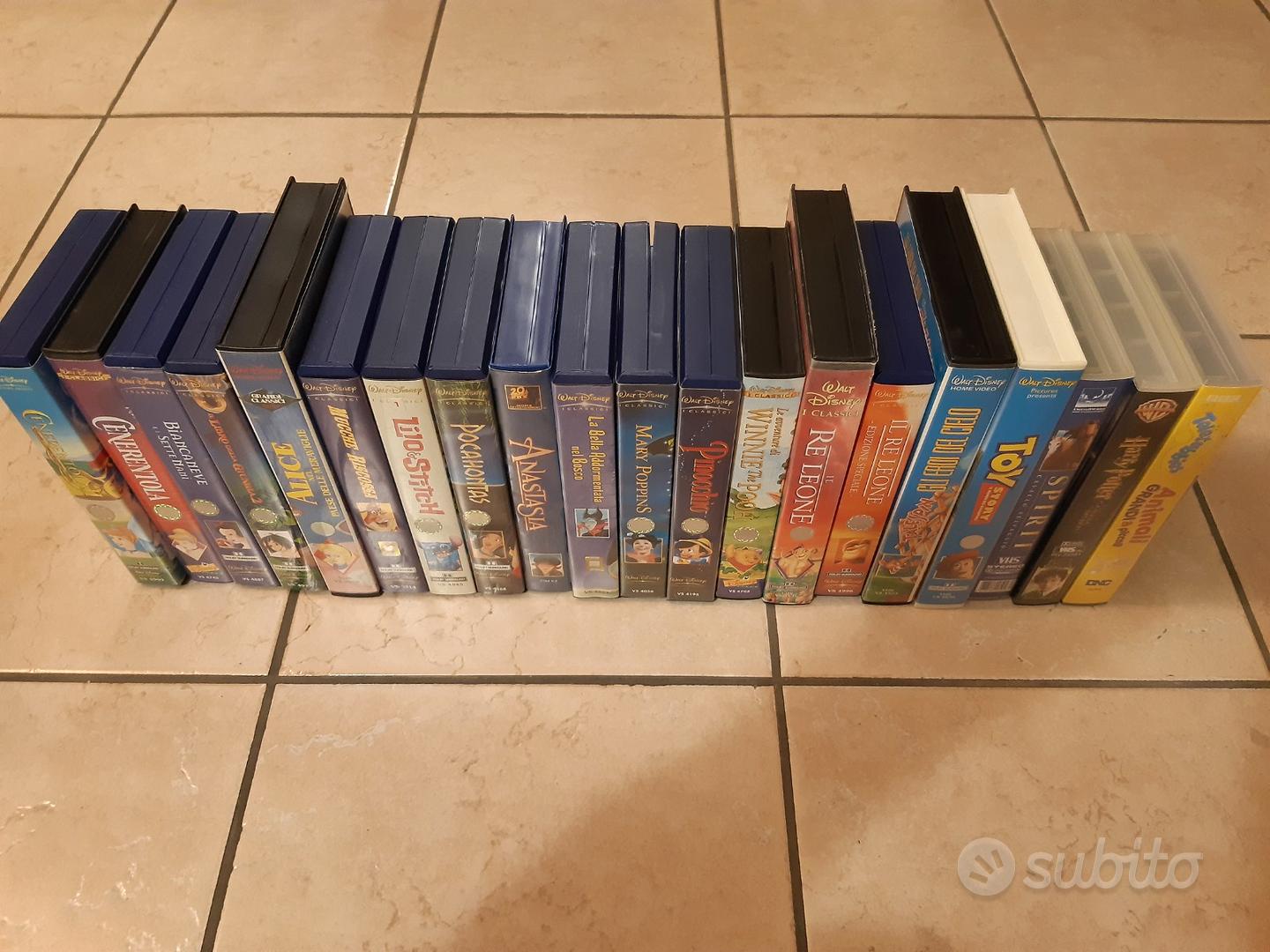 Videocassette Originali Di Cartoni Animati E Altro Audiovideo In