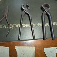 tenaglie antiche forgiate a mano