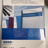 Copertine trasparenti per rilegature