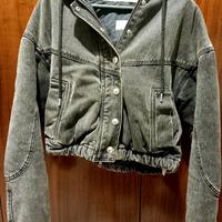 Giacca jeans imbottita 
