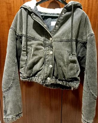 Giacca jeans imbottita 