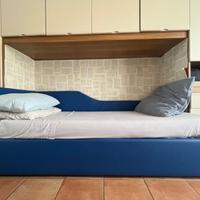 Letto singolo con letto estraibile