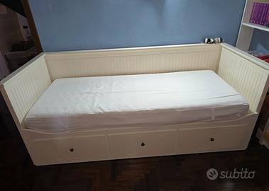 HEMNES letto divano/3 cassetti bianco