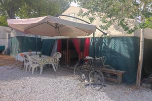 roulotte in campeggio