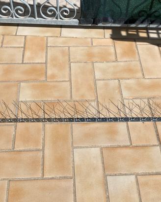 Dissuasore punte anti piccione inox con 80 spilli.