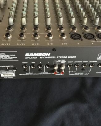Mixer SAMSON MPL1502 Usato buono