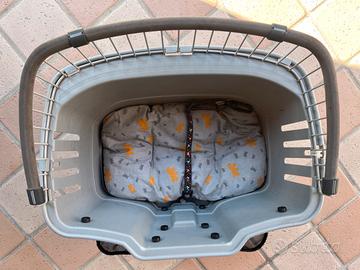 Cestino bici portaoggetti e per animali domestici