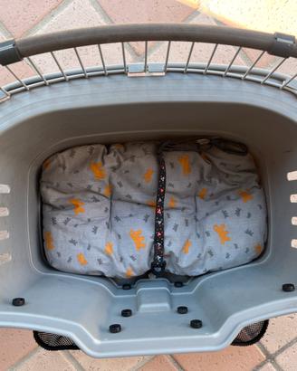 Cestino bici portaoggetti e per animali domestici