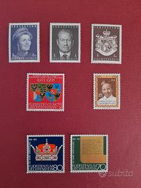PRINCIPI E  STEMMI LIECHTENSTEIN 1968-69-70-71