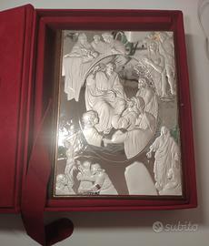 Vangelo D'arte Saie con copertina in argento