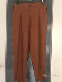 Pantaloni donna VERDISSIMA lino e viscosa - Tg S