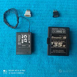 aeromodellismo modulo Graupner  + ricevente