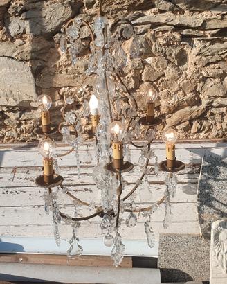 lampadario con 6 luci