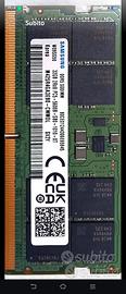 RAM Samsung DDR5 32GB 5600MHz (SODIMM per Laptop)