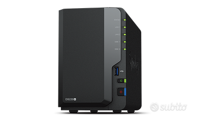 NAS Synology DS220+ espansione 16GB DDR4 Crucial