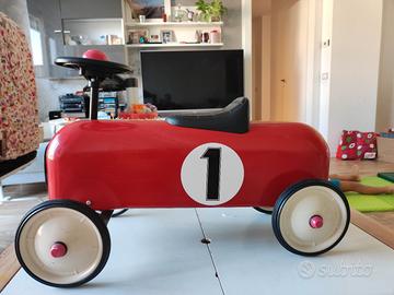 AUTO CAVALCABILE METALLO STILE F1 anni 50