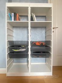 TROFAST struttura con scaffali e contenitori