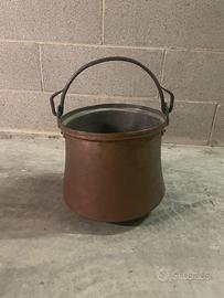 Paiolo in rame liscio 26cm