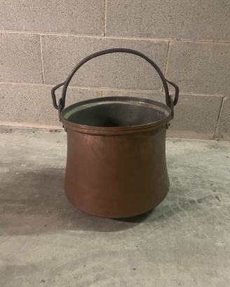 Paiolo in rame liscio 26cm
