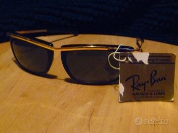 RayBan Olimpia De Luxe originali neri e oro