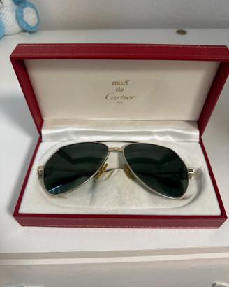 Occhiali Cartier Santos Titanio con Viti vintage