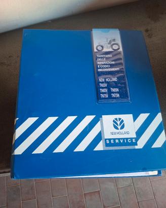 manuale tariffario trattori new holland TN