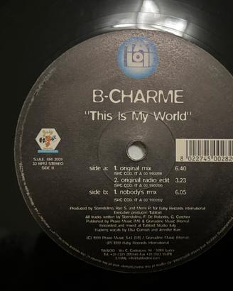 Vinile B-Charme - This is my world