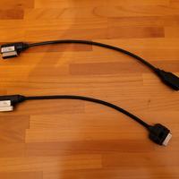 2 cavi adattatori Audi Music Interface 