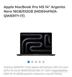 Macbook pro 14 m5