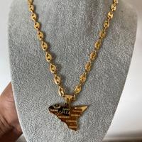 Collana placcata oro 18k con pendenti