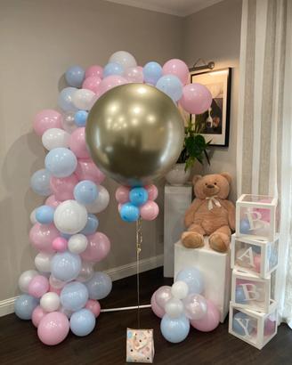Set decorazioni festa Gender Reaveal bimbo bimba