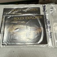 Libretti Explorer rolex originali