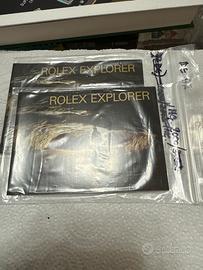 Libretti Explorer rolex originali